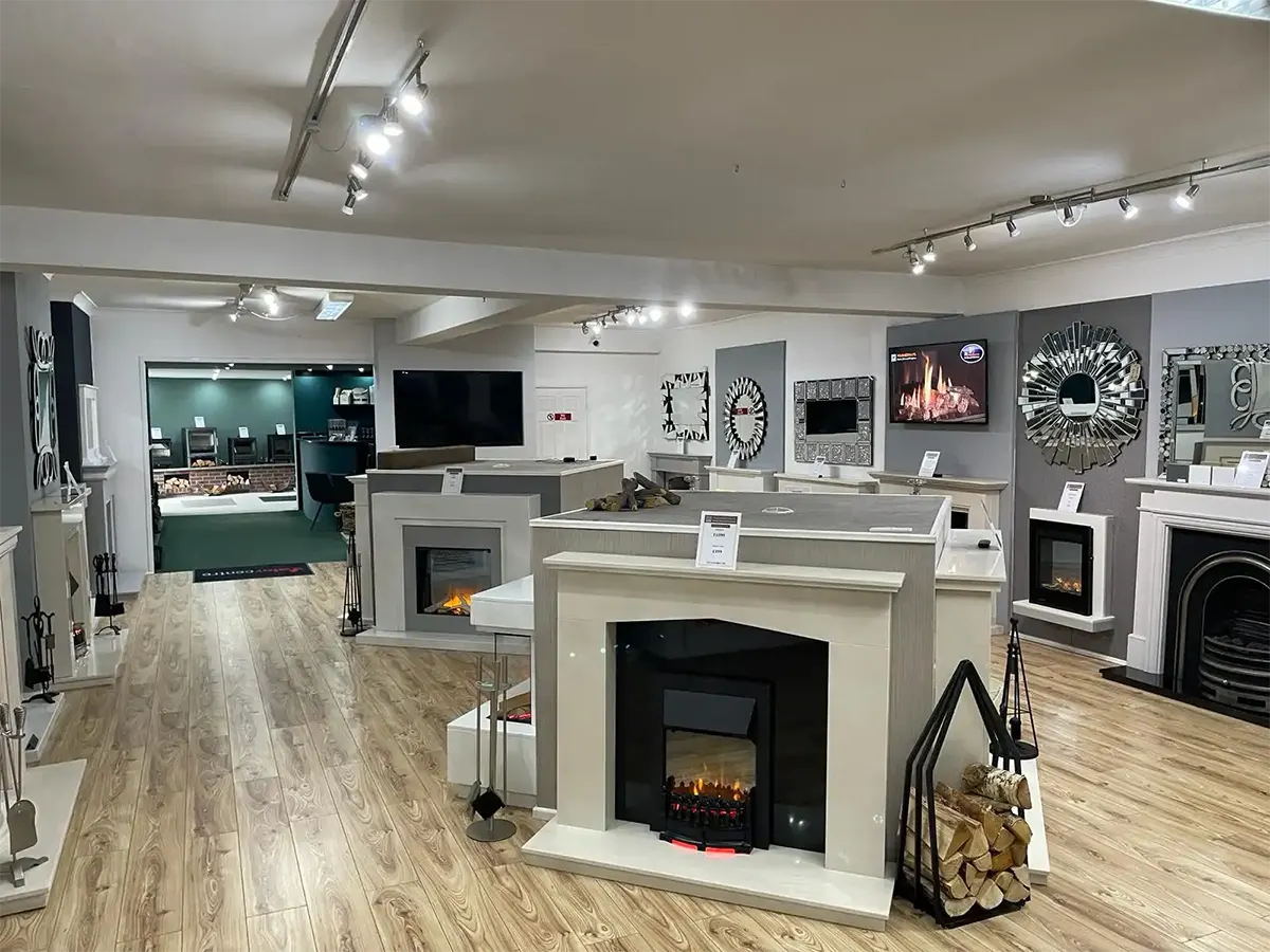 Heatwave Fireplaces Warrington showroom display