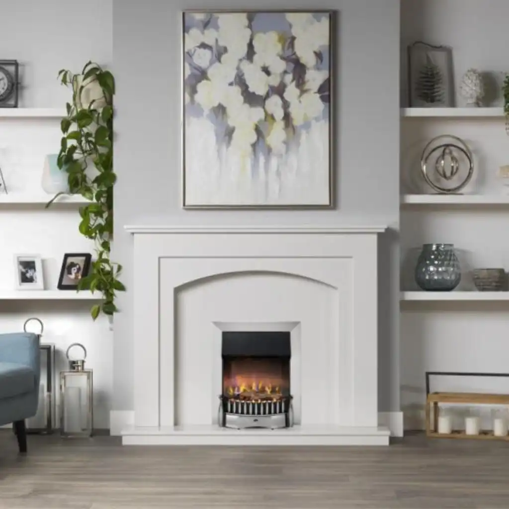 Dimplex Braemar Optiflame 3D Inset Electric Fire shown in a room setting