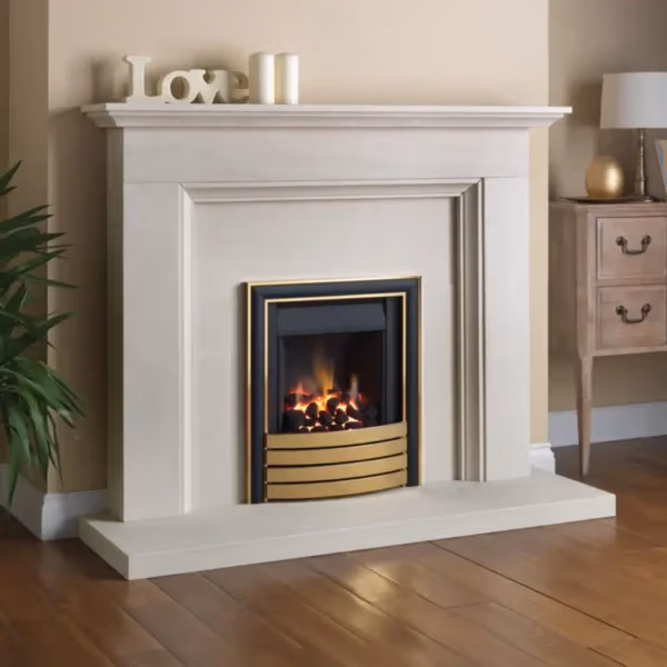 Charlton & Jenrick Aylesbury Limestone Complete Fireplace