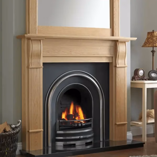 GB Mantels Oak Collection Dorchester Wooden Fireplace