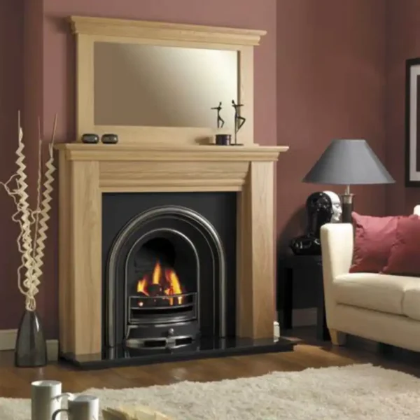 GB Mantels Oak Collection Mayfair Wooden Fireplace