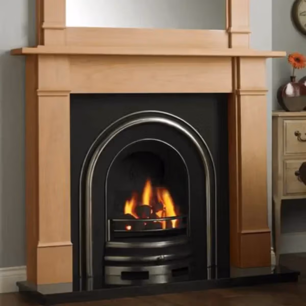 GB Mantels Oak Collection Sutherland Wooden Fireplace