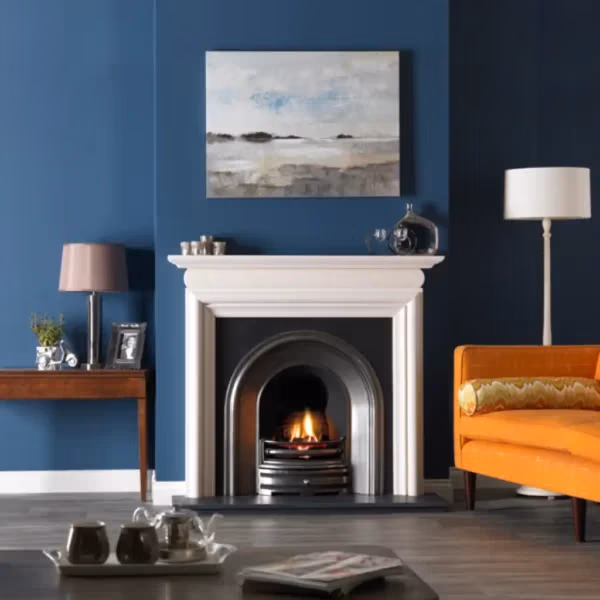 Gallery Asquith Agean Limestone Fireplace