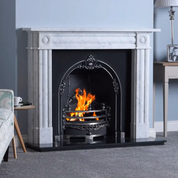 Gallery Collection Chiswick in Carrara Marble Fireplace