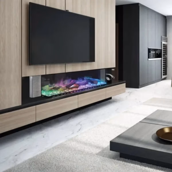 Evonic Halo 1500 Media Wall Electric Fire