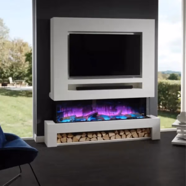 Flamerite Glazer 1500 Media Wall Electric Fire