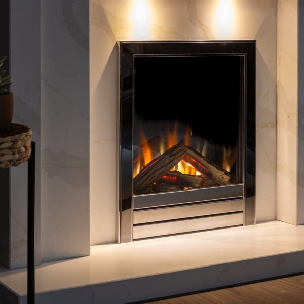 Charlton and Jenrick Panache 16 Deep electric fire, in a marble surround