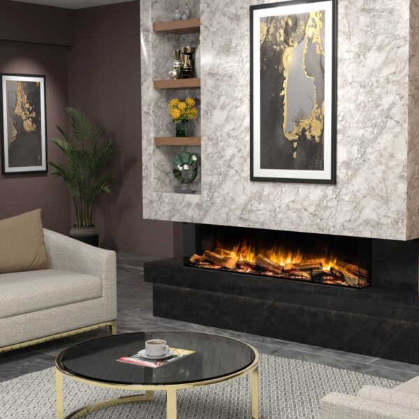 Flamerite E-FX 1500 media wall electric fire
