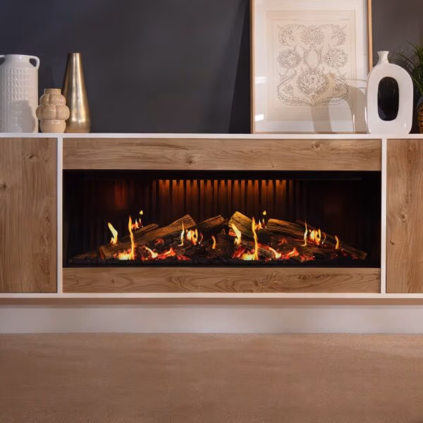 Flamerite E-Ridium 1800 media wall electric fire