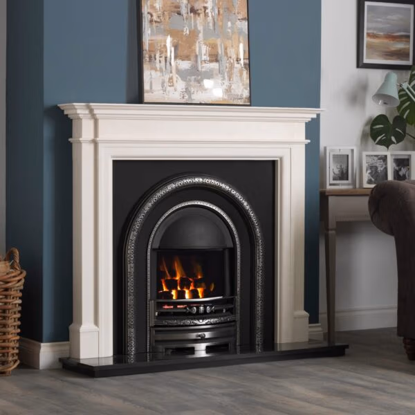 Gallery Bartello Agean Limestone Fireplace at Heatwave Fireplaces Warrington