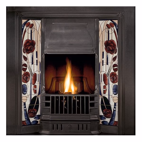 Gallery Prince Tiled Cast Iron Insert at Heatwave Fireplaces Warrington
