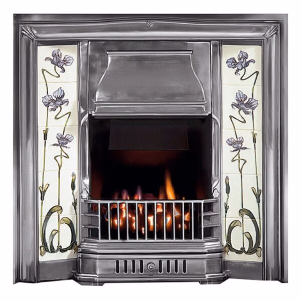 Gallery Sovereign Tiled Cast Iron Insert at Heatwave Fireplaces Warrington