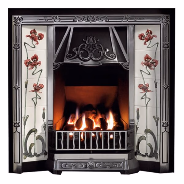 Gallery Toulouse Tiled Cast Iron Insert at Heatwave Fireplaces Warrington