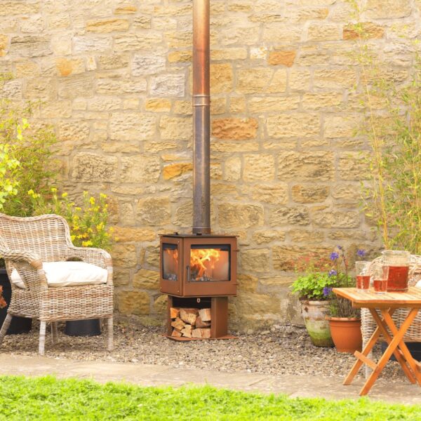 Go Eco Panofire outdoor wood burning stove