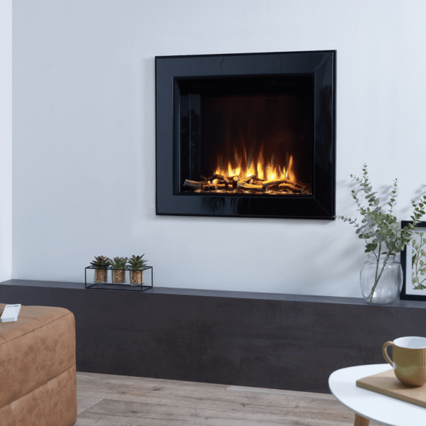 Charlton and Jenrick iRange i560e Slimline Electric Fire shown in a room setting