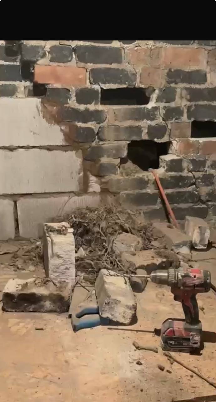 Original fireplace opening in a Warrington home