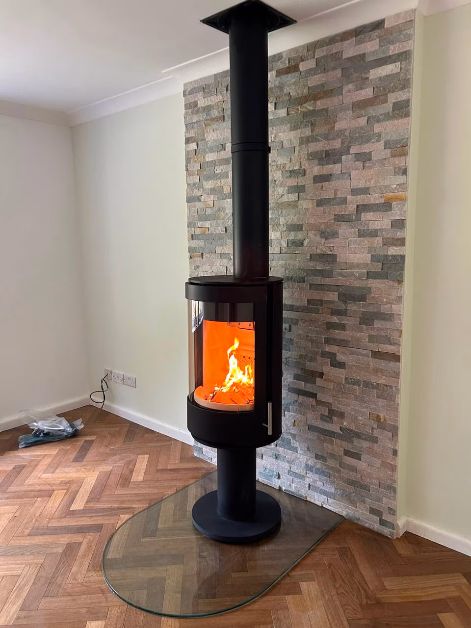 PureVision BPVR cylindrical stove installation in Warrington
