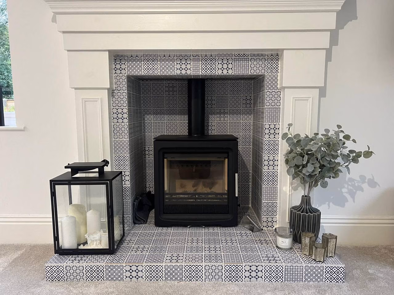 Purevision PV5 installation in Northwich with bespoke tiles and solid marble