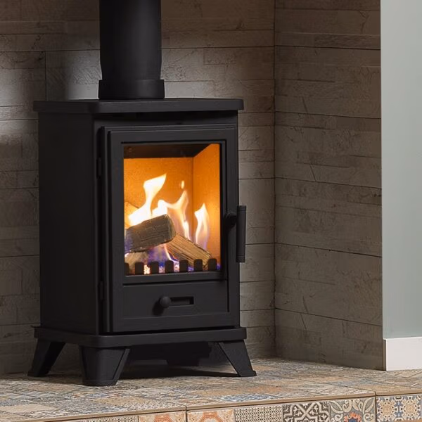 Penman Bassington Compact Gas Stove at Heatwave Fireplaces Warrington