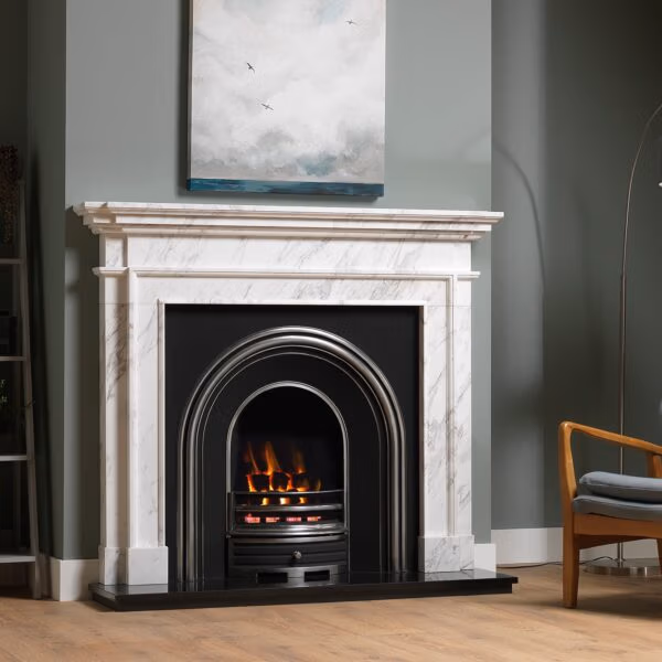 Penman Falkirk Arched Cast Iron Insert at Heatwave Fireplaces Warrington