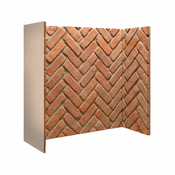 Penman Rustic Brick Herringbone Chamber at Heatwave Fireplaces Warrington