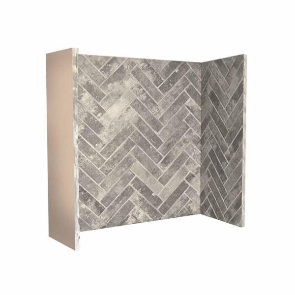 Penman Steel Grey Herringbone Chamber at Heatwave Fireplaces Warrington
