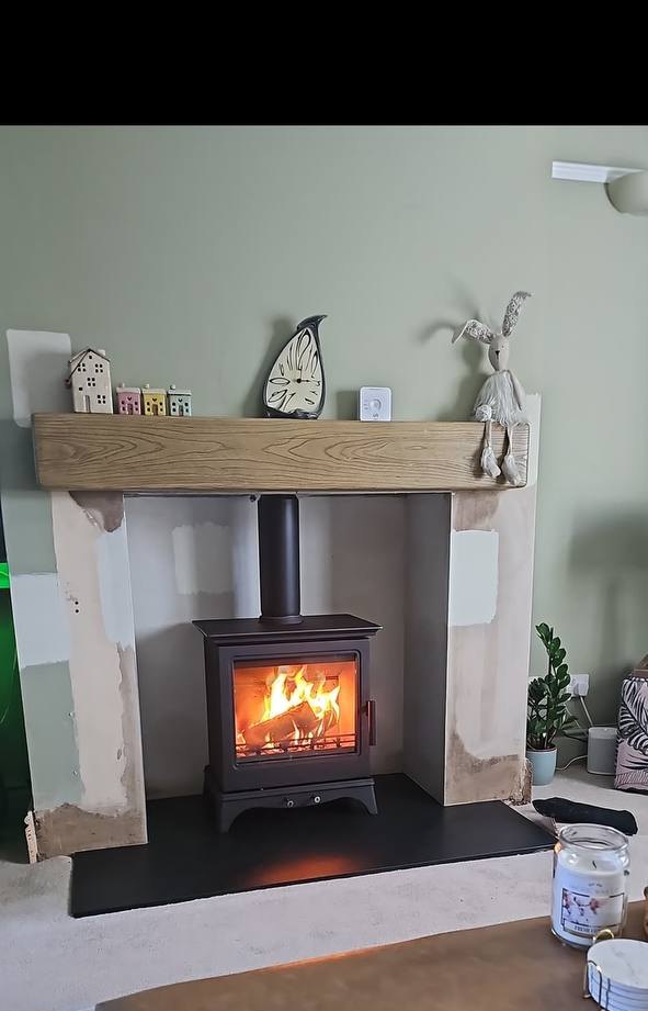 Chatsworth multi fuel stove installation in Wigan