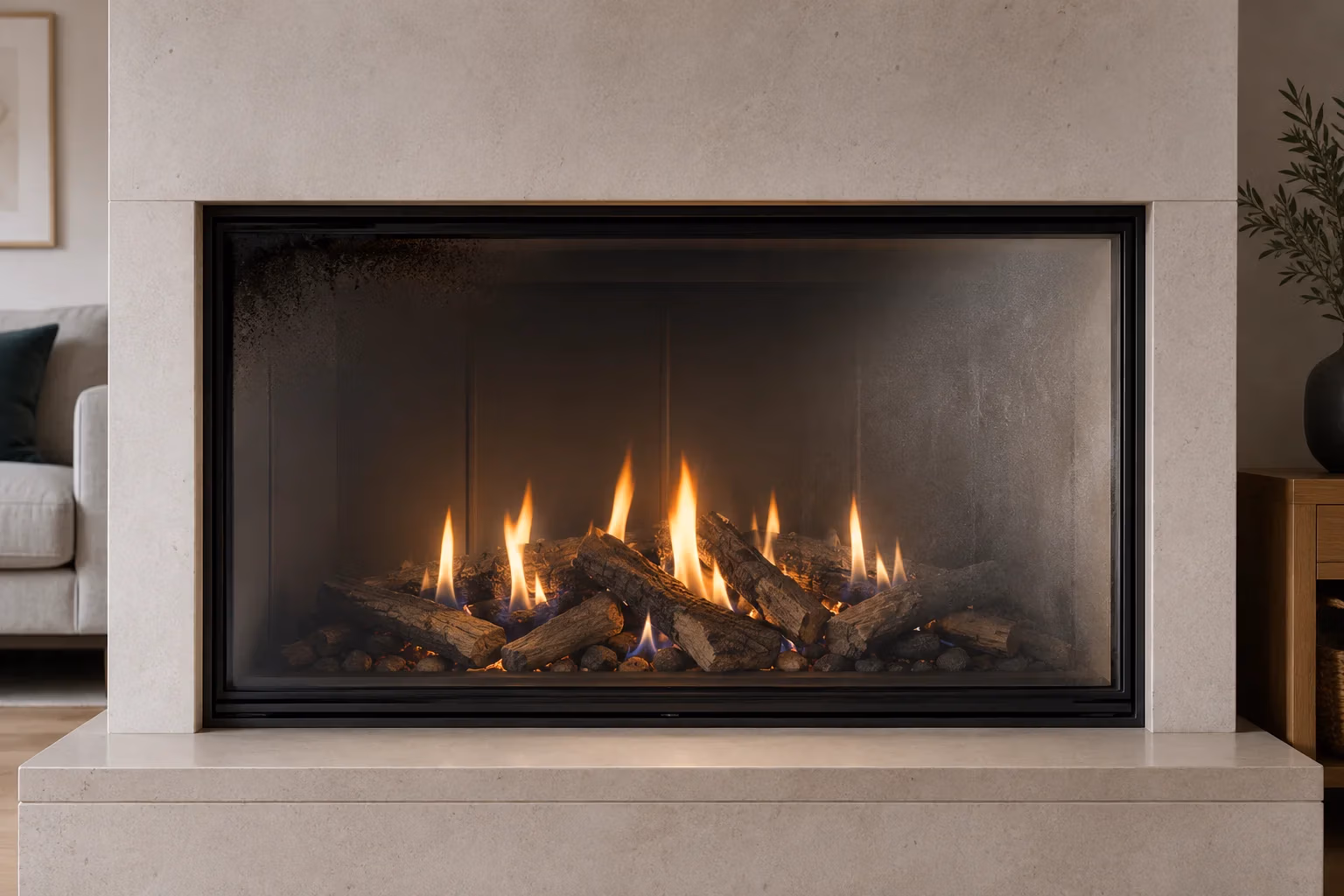 Why Does the Glass on My Gas Fire Discolour? Black Soot or White Haze