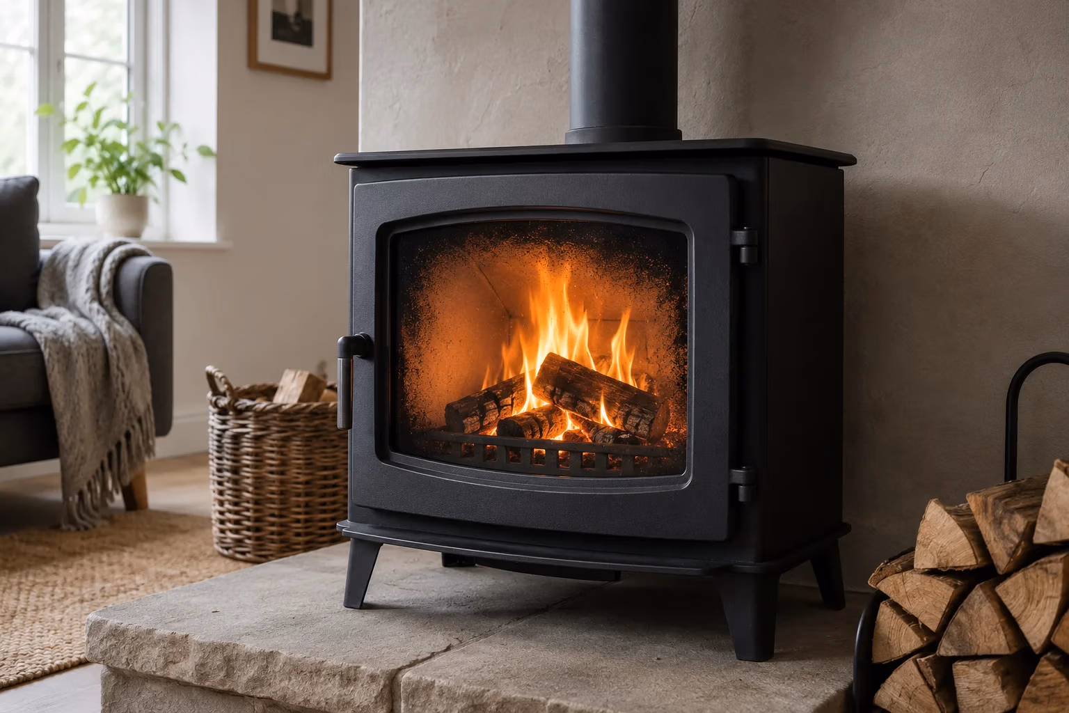 Why Does My Wood Burning Stove Glass Go Black?